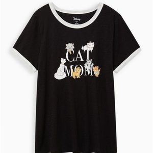 Disney Cat Mom Ringer Top